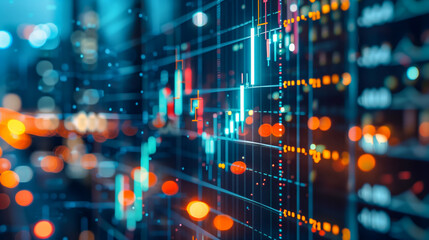 Data, virtual money, Abstract business, crypto technology. Metaverse digital world planet cyber Earth. Generative AI.