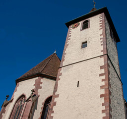 Fototapeta na wymiar Ansicht aus der Stadt Neubulach im Nordschwarzwald