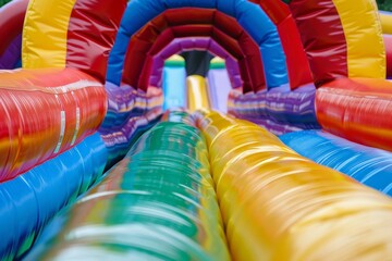 Vibrant bouncing obstacle course