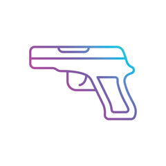 Gun vector icon