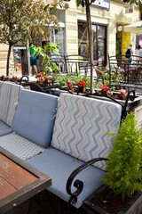 street cafe in the city