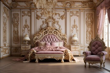 Luxurious Palace Bedroom Designs: Royal Elegance Meets Palatial Decor with Opulent Textures