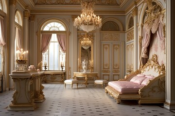 Regal Drapes, Opulent Chandelier: Luxurious Palace Bedroom Designs Fit for Royalty!