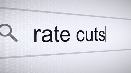 Searching Rate Cuts on the Internet, Computer Screen Macro