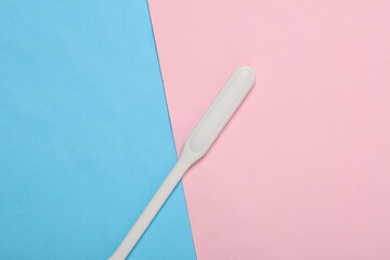 Flexible USB lamp on a blue-pink background