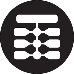 infographic glyph icon