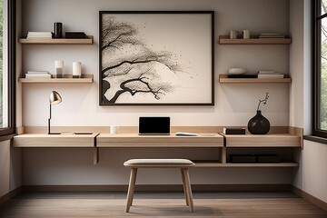 Zen Minimalism: Tranquil Home Office Decor Ideas for Mindful Productivity