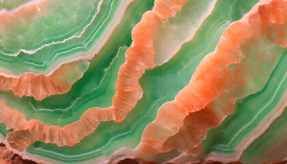 coral skeleton fossil crystal jade agate texture detail. Generative AI.