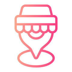 market gradient icon
