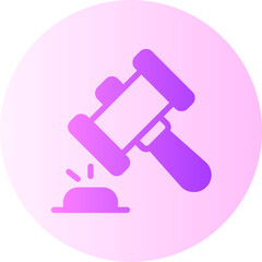auction gradient icon