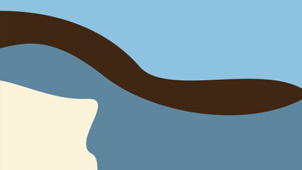 Background with color lines. Different shades and thickness. Abstract pattern.