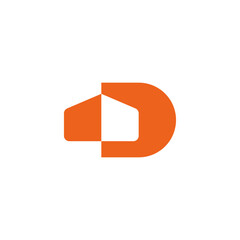 D Home House logo design