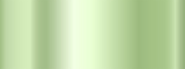 Metallic gradient background in green color. A pattern of shiny, metallic gradient. A plate with a foil texture. Vector illustration.