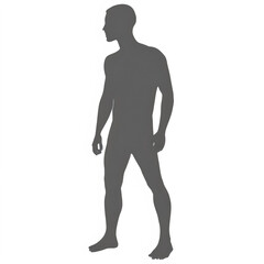 Obraz premium Man silhouette.