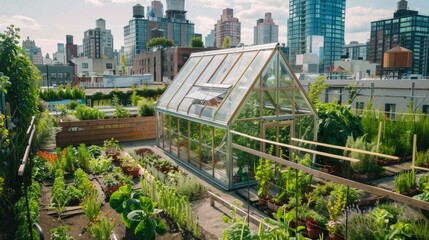 Urban Rooftop Greenhouse