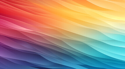 Obraz premium Dynamic Rainbow Gradient Wavy Background Design