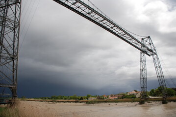 Le pont transbordeur de Rochefort, Charente Maritime, France