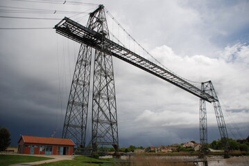 Le pont transbordeur de Rochefort, Charente Maritime, France