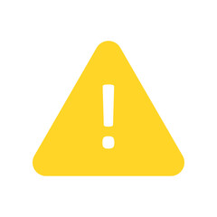 warning sign icon illustration