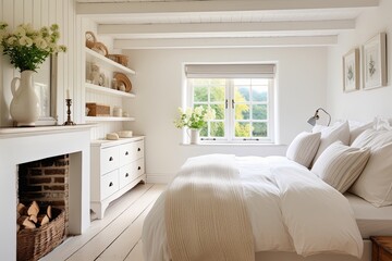 White-Painted Walls & Bright Spaces: Quaint Cottage Bedroom Ideas