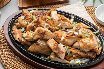 Korean food, chicken, barbecue, fried, old days, whole chicken, boneless, chicken feet, spicy, cabbage, salt, mustard, sauce