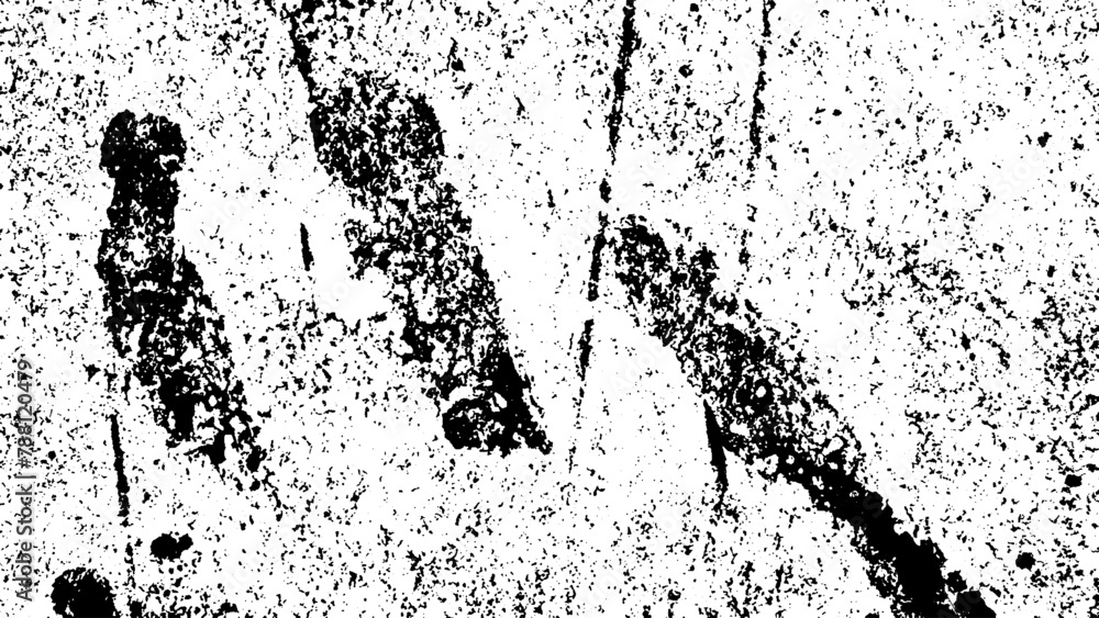 Fototapete Grunge distress overlay texture for vintage design
