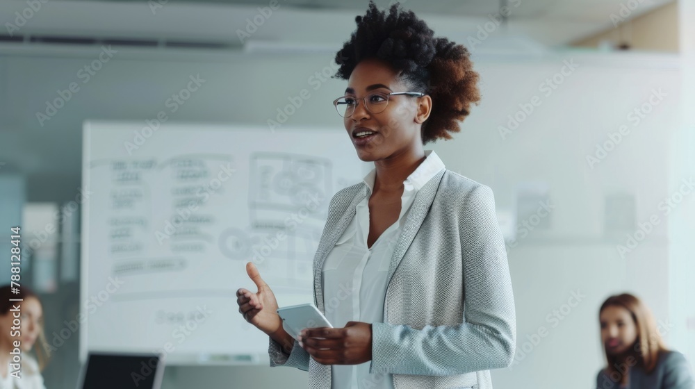 Wall mural Professional Giving an Office Presentation