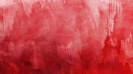 Deurstickers dark red watercolor background, clean Paper texture © Adrionova
