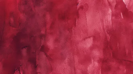 Deurstickers dark red watercolor background, clean Paper texture © Adrionova
