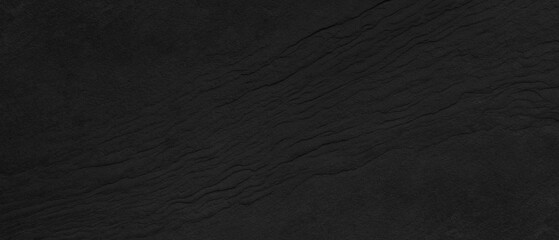 Dark wall gray background texture, Black stone background texture blank for design.
