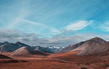 Mountains in tundra - 788142410