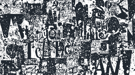 Naklejka premium Abstract halftone graffiti background. Vector illustration
