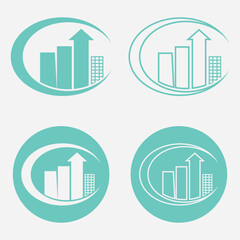 accounting logo vector illustrations design