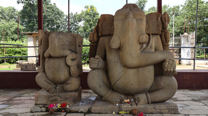 Statue of Lord Ganesha, Belong to 12th Century C.E. Barsur, South Bastar Dantewada, Chhattisgarh,...