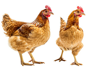 Fototapeta premium chicken isolated on a transparent background. PNG