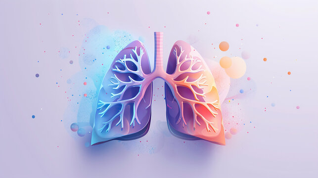 World Asthma Day. Awareness Day.  lung icon. Annual health prevention day concept for banner, poster, card and background design. Asthma day creative poster, banner design.