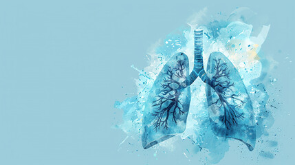 World Asthma Day. Awareness Day.  lung icon. Annual health prevention day concept for banner, poster, card and background design. Asthma day creative poster, banner design. - obrazy, fototapety, plakaty