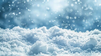 Obraz premium Powdery snow background .