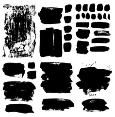 Vector black ink Abstract stains. Watercolor background for textures. Spray paint, monochrome
- 788157206