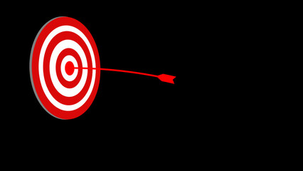 Archery target with arrow. Set of goals. Target icon. Target, call, goal icon. illustration.