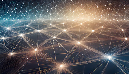 Neural network background. Generative AI.