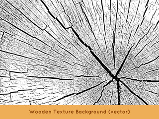 Wooden texture art in line halftone vector