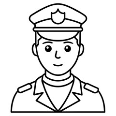 officer vector illustration