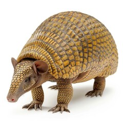 Photo of Armadillo isolated on white background