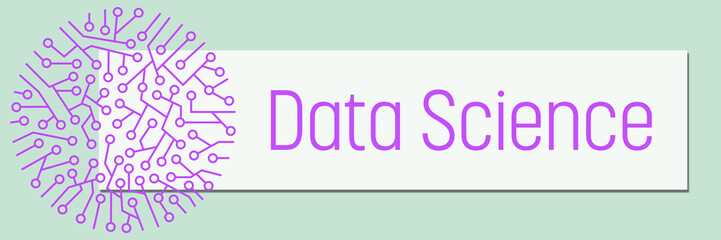 Data Science Circuit Purple Circular Turquoise Box Text 