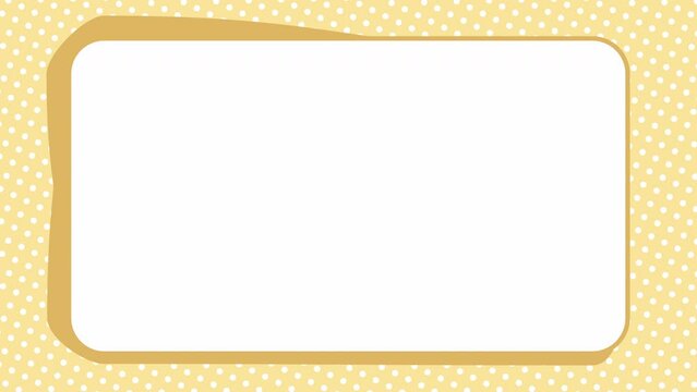 Golden yellow border frame for adding your text or creating decorative designs