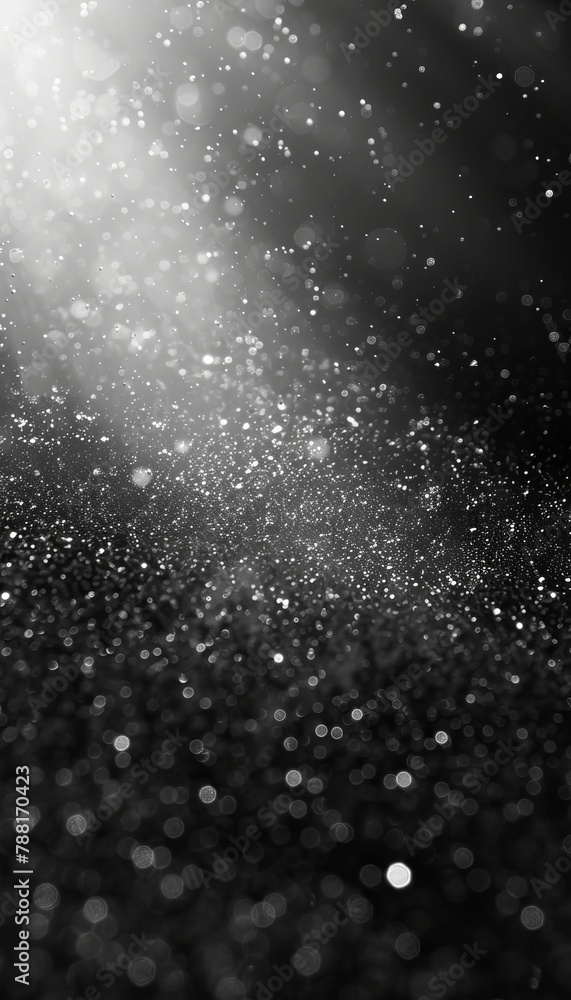 Aufkleber abstract grey light bokeh for a blurred and defocused background texture concept