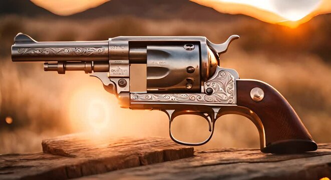 Revolver in the far west.
