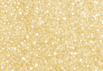 Golden light yellow bokeh glitter background. Sparkling shining bright luxury elegant backdrop. New...