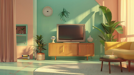 Retro Minimalism: Experience the aesthetics of the 80s in a contemporary interpretation